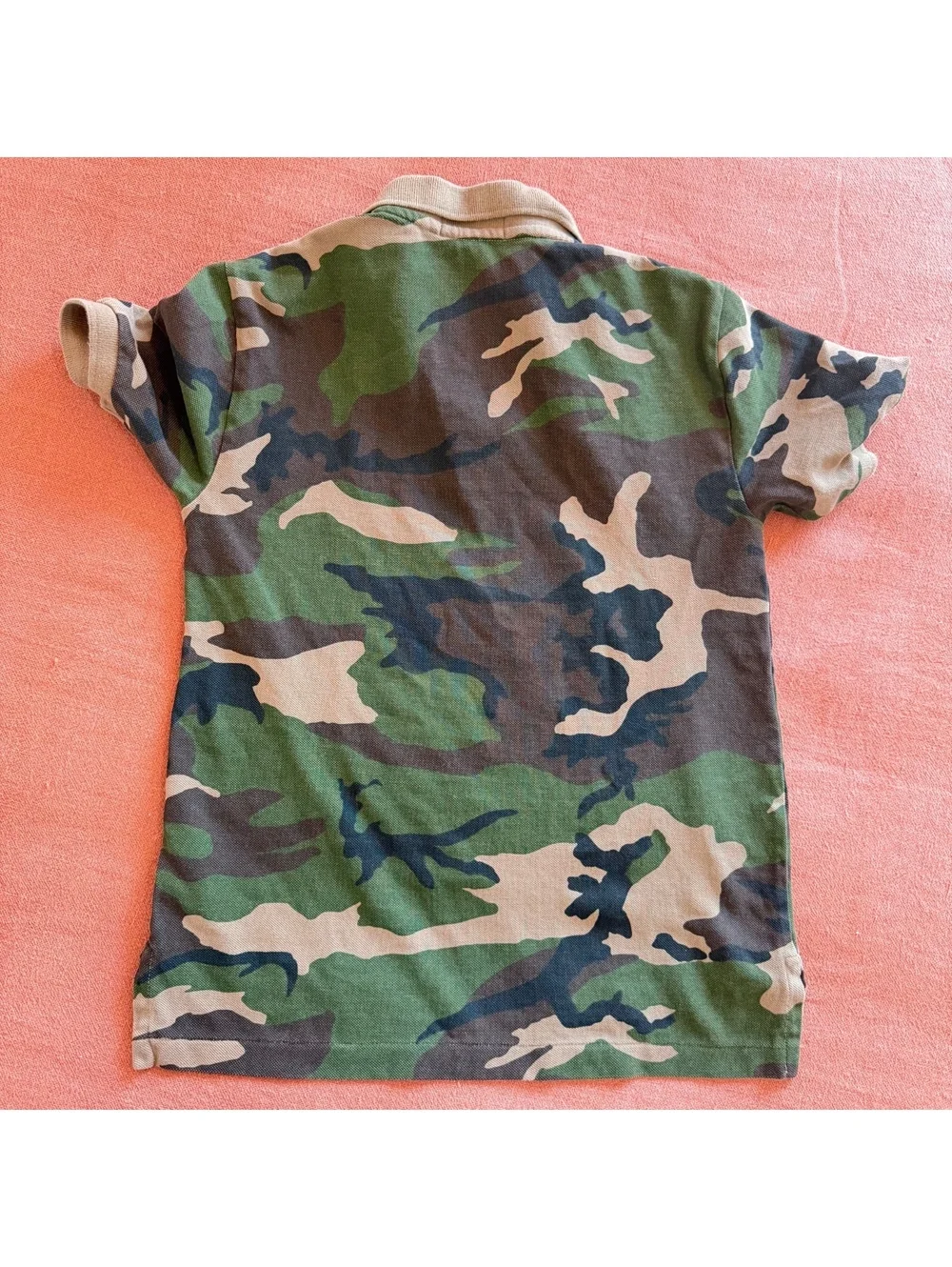 Polo Ralph Lauren Boys Camouflage Cotton Polo Shirt Size M (10-12)